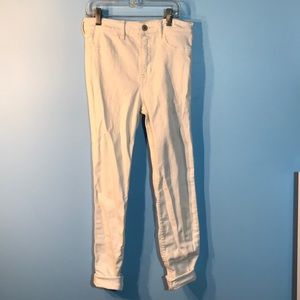 white jeans from hollister